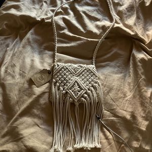 True craft macrame purse